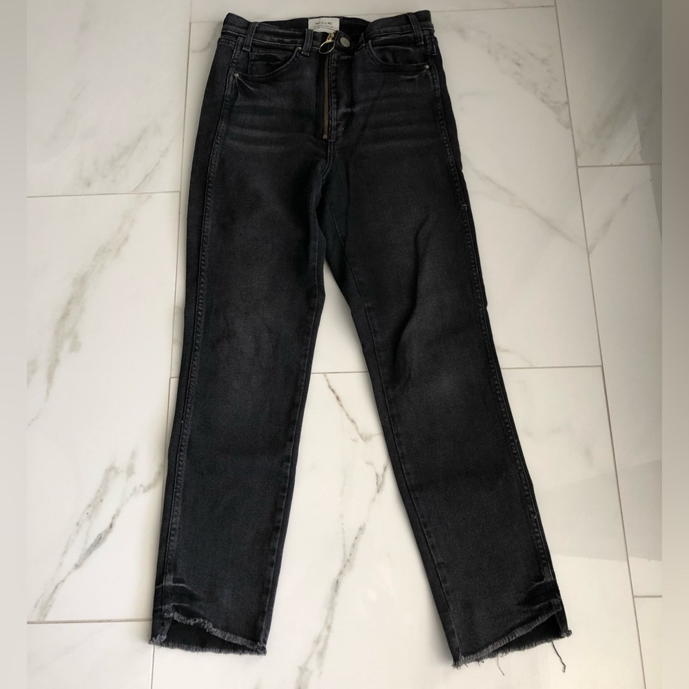 McGuire Denim Exposed Criss Cross Zipper Jeans